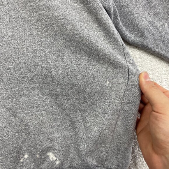 Vintage 90s Brooks Athletic Grey Sweatshirt Retro Pullover College Style Read - Picture 11 of 14